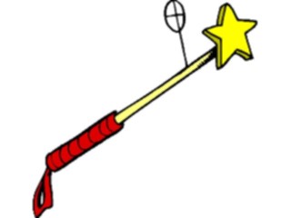 Sticker Custom Preview Image #056611 Fantasy Medieval Images Magic Wand2