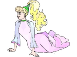 Sticker Custom Preview Image #056621 Fantasy Medieval Images Maiden3