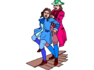 Sticker Custom Preview Image #056633 Fantasy Medieval Images Man Being Arrested