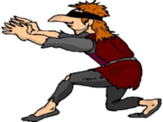 Sticker Custom Preview Image #056634 Fantasy Medieval Images Man Blindfolded