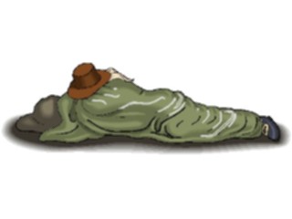 Sticker Custom Preview Image #056653 Fantasy Medieval Images Man Sleeping