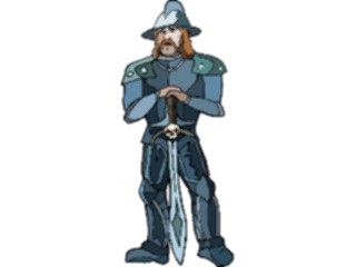 Sticker Custom Preview Image #056663 Fantasy Medieval Images Manwith Broadsword