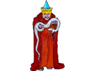 Sticker Custom Preview Image #056682 Fantasy Medieval Images Manwith Snake