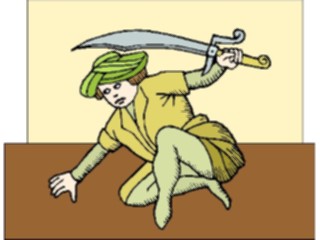 Sticker Custom Preview Image #056693 Fantasy Medieval Images Manwith Sword07