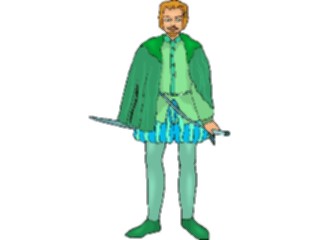 Sticker Custom Preview Image #056696 Fantasy Medieval Images Manwith Sword10