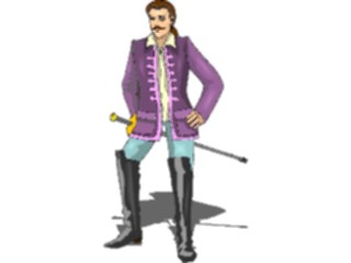 Sticker Custom Preview Image #056700 Fantasy Medieval Images Manwith Sword14
