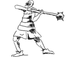 Sticker Custom Preview Image #056731 Fantasy Medieval Images Medieval Warrior