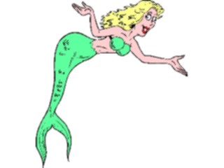 Sticker Custom Preview Image #056741 Fantasy Medieval Images Mermaid02