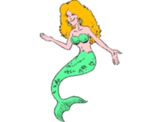 Sticker Custom Preview Image #056745 Fantasy Medieval Images Mermaid06