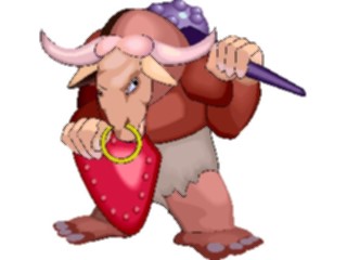 Sticker Custom Preview Image #056779 Fantasy Medieval Images Minotaur6