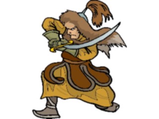 Sticker Custom Preview Image #056785 Fantasy Medieval Images Mongol Warrior2