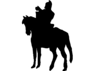 Sticker Custom Preview Image #056806 Fantasy Medieval Images Mounted Soldier2