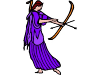 Sticker Custom Preview Image #056827 Fantasy Medieval Images Mythology Artemis