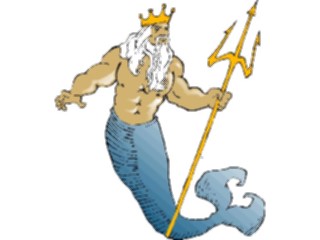 Sticker Custom Preview Image #056850 Fantasy Medieval Images Mythology Neptune1
