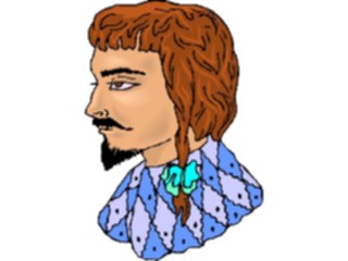 Sticker Custom Preview Image #056882 Fantasy Medieval Images Nobleman Face2