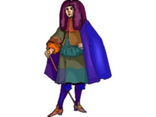Sticker Custom Preview Image #056884 Fantasy Medieval Images Noblemanin Cloak2