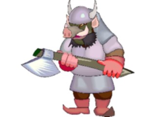 Sticker Custom Preview Image #056901 Fantasy Medieval Images Orc