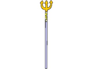 Sticker Custom Preview Image #057001 Fantasy Medieval Images Pitchfork01