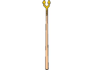 Sticker Custom Preview Image #057002 Fantasy Medieval Images Pitchfork02