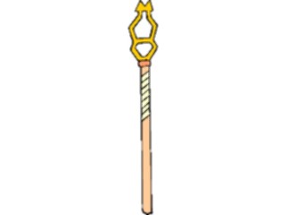 Sticker Custom Preview Image #057004 Fantasy Medieval Images Pitchfork04