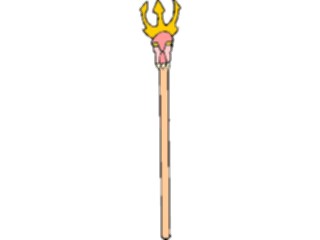 Sticker Custom Preview Image #057005 Fantasy Medieval Images Pitchfork05