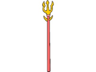 Sticker Custom Preview Image #057006 Fantasy Medieval Images Pitchfork06