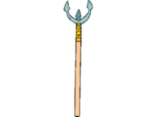 Sticker Custom Preview Image #057009 Fantasy Medieval Images Pitchfork09