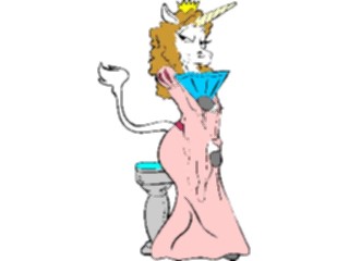 Sticker Custom Preview Image #057044 Fantasy Medieval Images Princess Unicorn