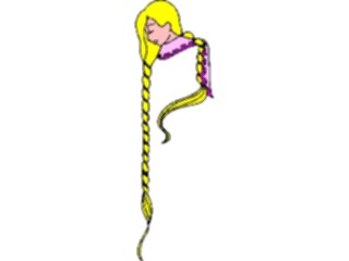 Sticker Custom Preview Image #057075 Fantasy Medieval Images Rapunzel2