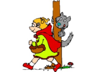 Sticker Custom Preview Image #057079 Fantasy Medieval Images Red Riding Hood1