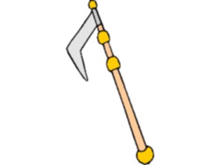 Sticker Custom Preview Image #057122 Fantasy Medieval Images Scythe02