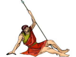 Sticker Custom Preview Image #057144 Fantasy Medieval Images Sentry Sitting