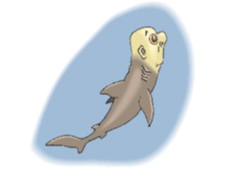 Sticker Custom Preview Image #057156 Fantasy Medieval Images Shark Man