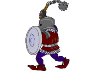 Sticker Custom Preview Image #057199 Fantasy Medieval Images Soldierwith Mace