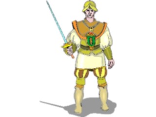 Sticker Custom Preview Image #057213 Fantasy Medieval Images Soldierwith Sword9