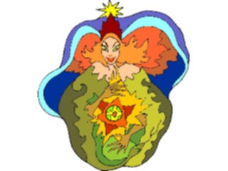 Sticker Custom Preview Image #057222 Fantasy Medieval Images Sorceress06