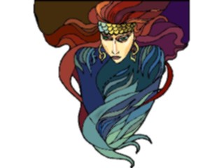 Sticker Custom Preview Image #057224 Fantasy Medieval Images Sorceress08