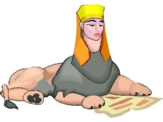 Sticker Custom Preview Image #057235 Fantasy Medieval Images Sphinx