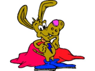 Sticker Custom Preview Image #057285 Fantasy Medieval Images Super Hero Dog1