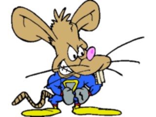 Sticker Custom Preview Image #057293 Fantasy Medieval Images Super Hero Rat