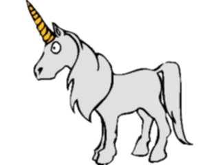 Sticker Custom Preview Image #057391 Fantasy Medieval Images Unicorn01