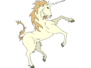 Sticker Custom Preview Image #057397 Fantasy Medieval Images Unicorn07