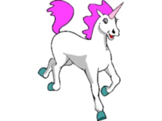 Sticker Custom Preview Image #057398 Fantasy Medieval Images Unicorn08