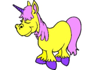 Sticker Custom Preview Image #057400 Fantasy Medieval Images Unicorn10