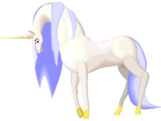 Sticker Custom Preview Image #057404 Fantasy Medieval Images Unicorn14
