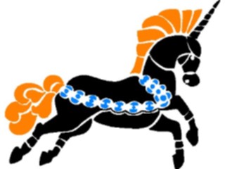 Sticker Custom Preview Image #057408 Fantasy Medieval Images Unicorn18