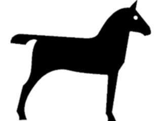 Sticker Custom Preview Image #057418 Fantasy Medieval Images Unicorn Silhouette1