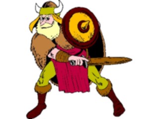Sticker Custom Preview Image #057453 Fantasy Medieval Images Vikingwith Sword2