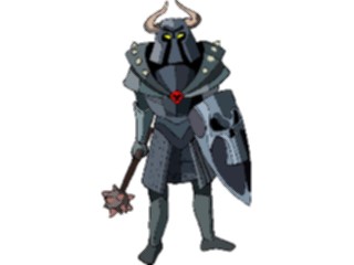Sticker Custom Preview Image #057463 Fantasy Medieval Images Warrior Knightwith Mace