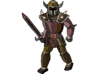 Sticker Custom Preview Image #057464 Fantasy Medieval Images Warrior Knightwith Sword1
